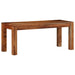 Benk 110 cm heltre akasie