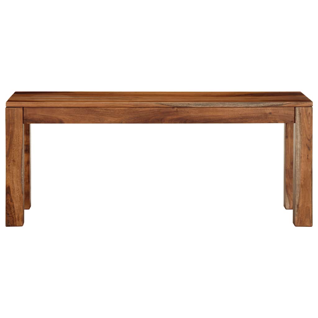 Benk 110 cm heltre akasie