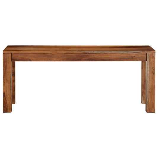 Benk 110 cm heltre akasie