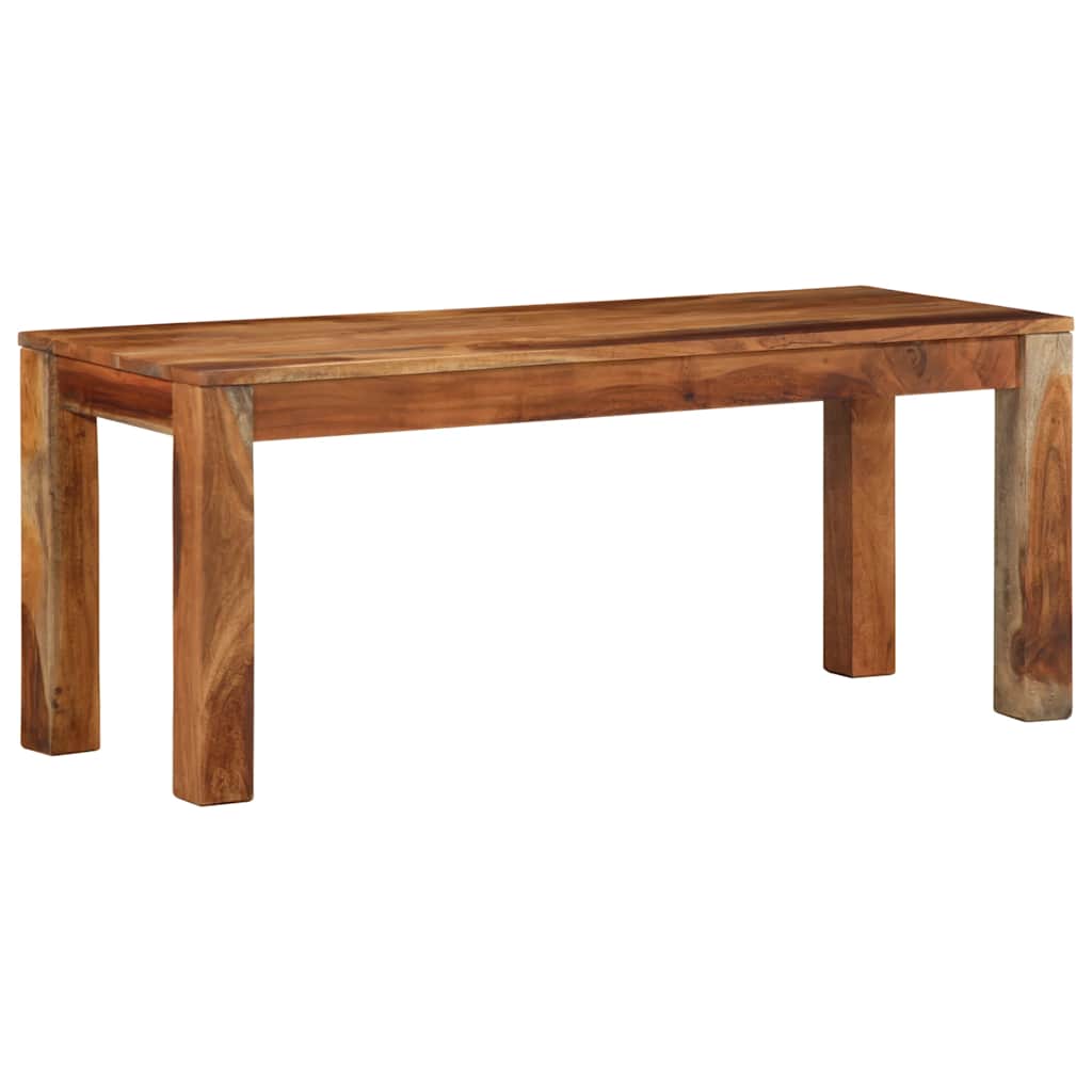 Benk 110 cm heltre akasie