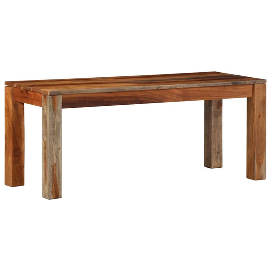 Benk 110 cm heltre akasie