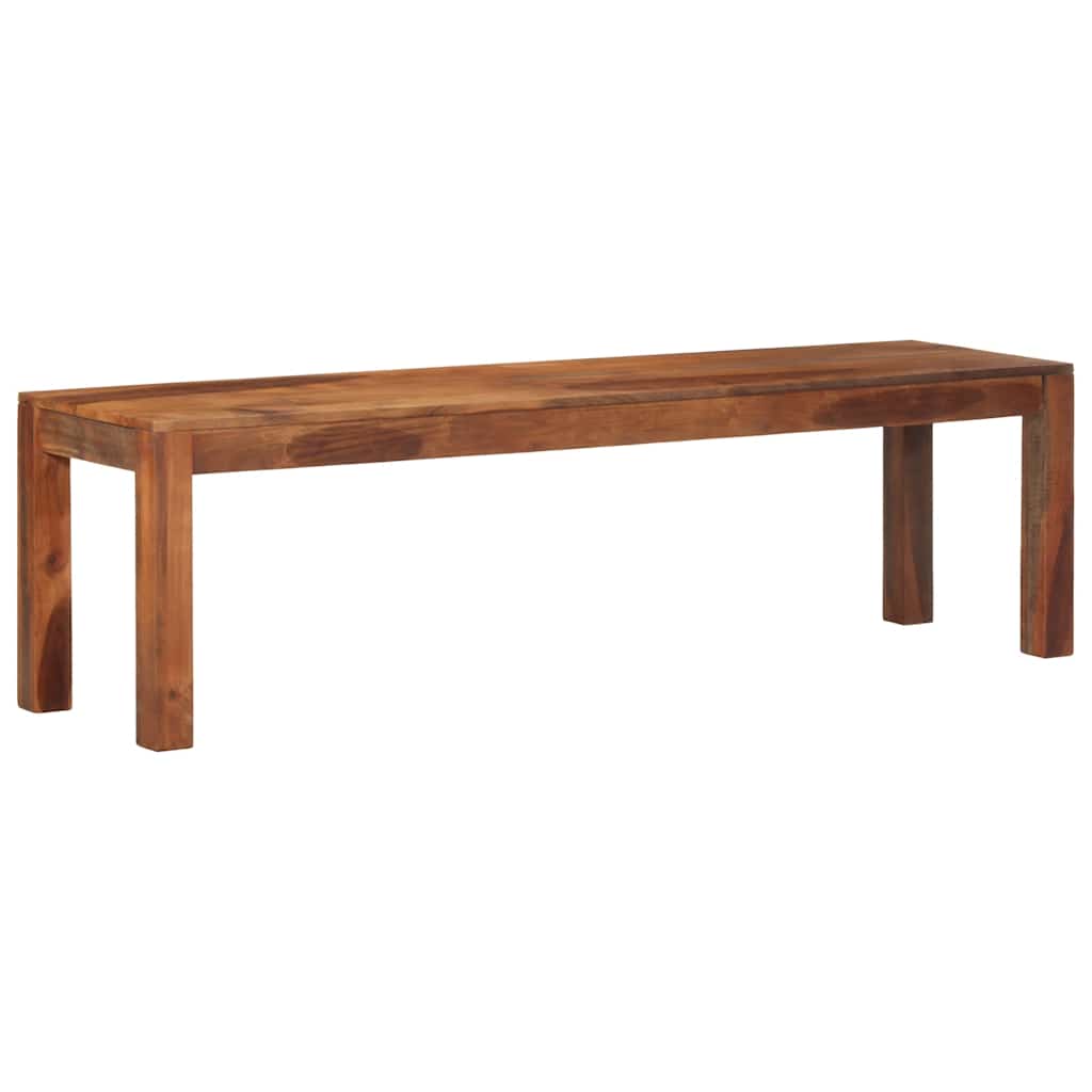 Benk 160 cm heltre akasie