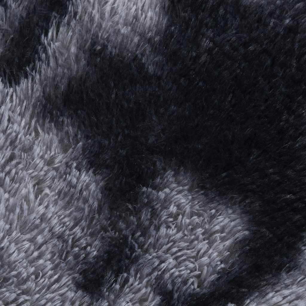 Flossteppe med lang luv NAVARRA mørkegrå 60x100 cm polyester