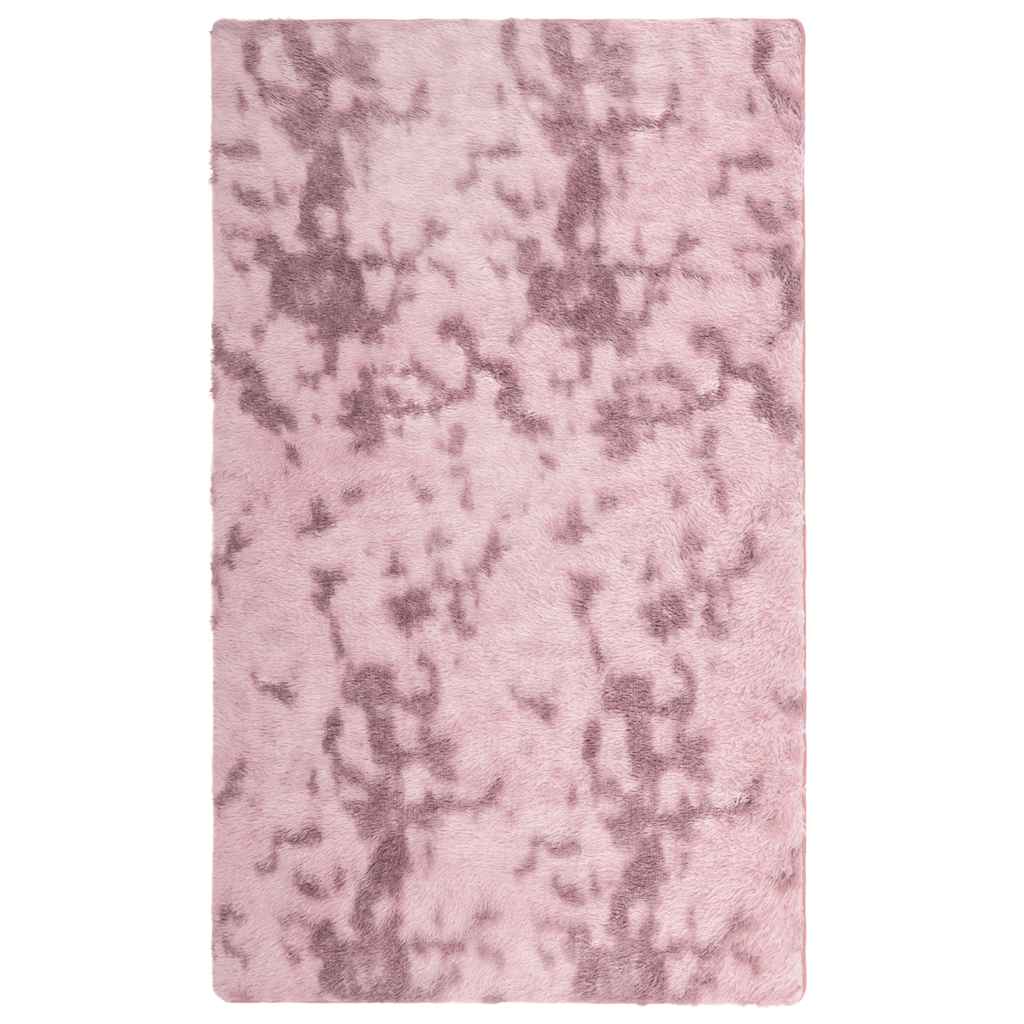 Flossteppe med lang luv NAVARRA støvet rosa 60x100 cm polyester vidaXL