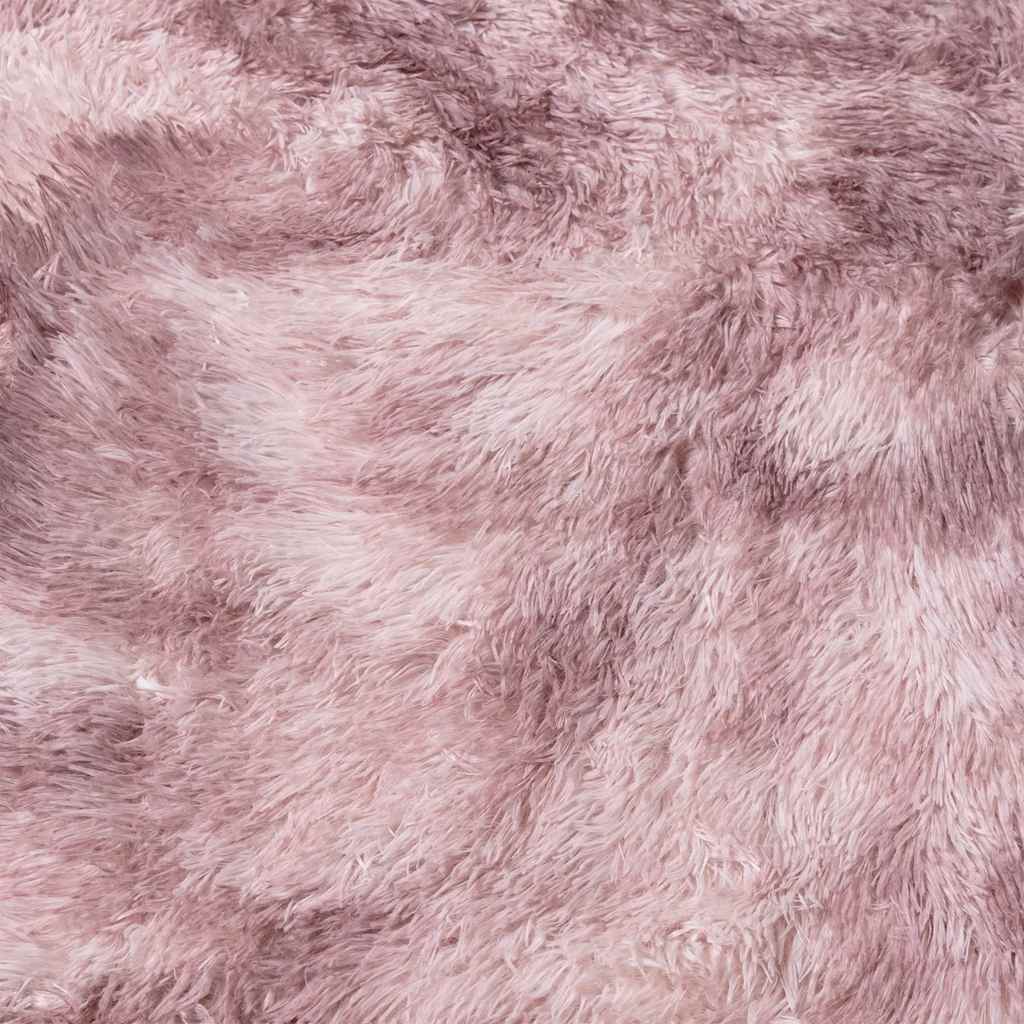 Flossteppe med lang luv NAVARRA støvet rosa 60x100 cm polyester vidaXL