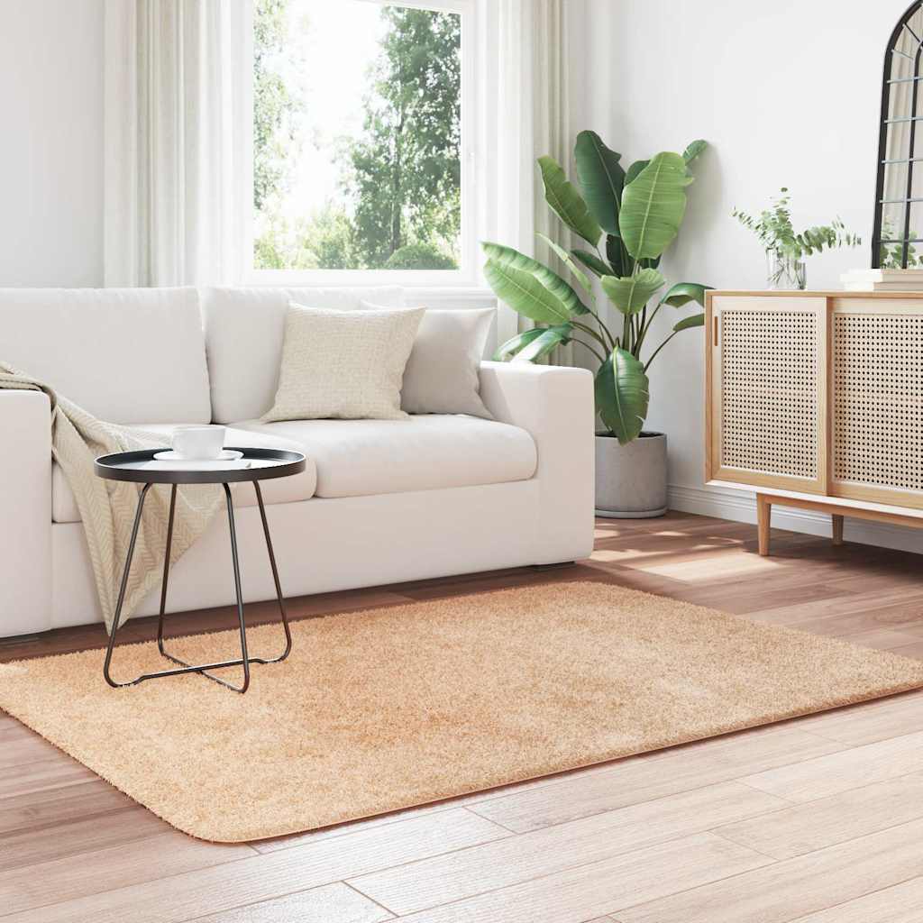 Flossteppe med lang luv NAVARRA beige 120x170 cm polyester