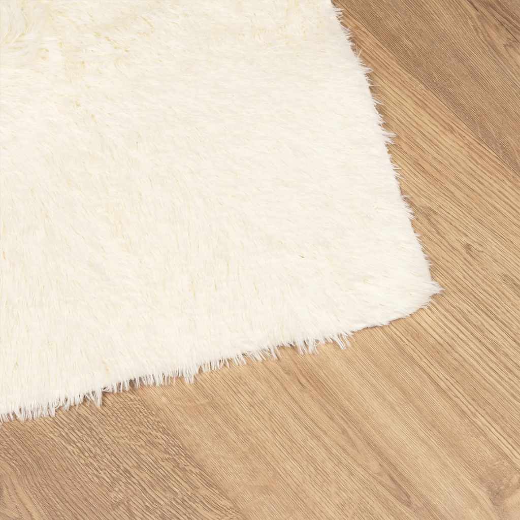 Flossteppe med lang luv NAVARRA krem 130x200 cm polyester