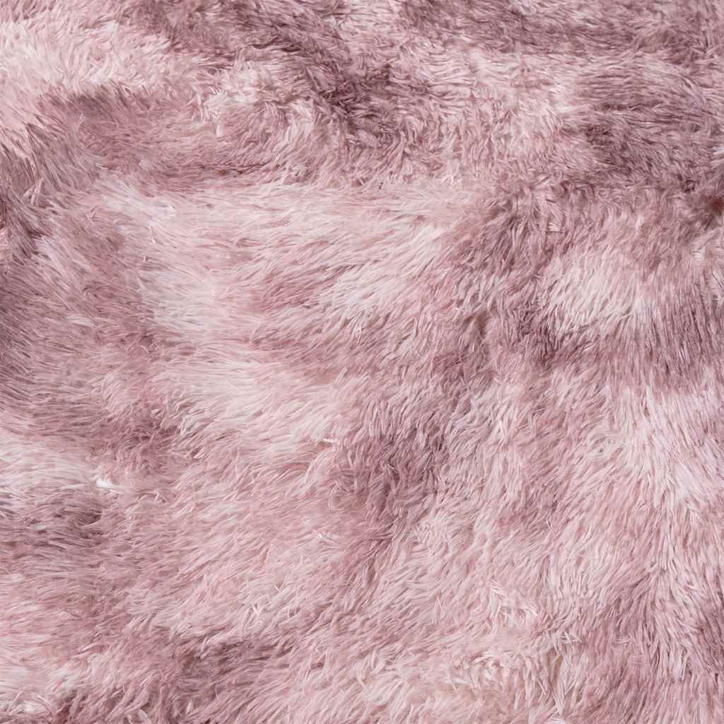 Flossteppe med lang luv NAVARRA støvet rosa 130x200cm polyester vidaXL