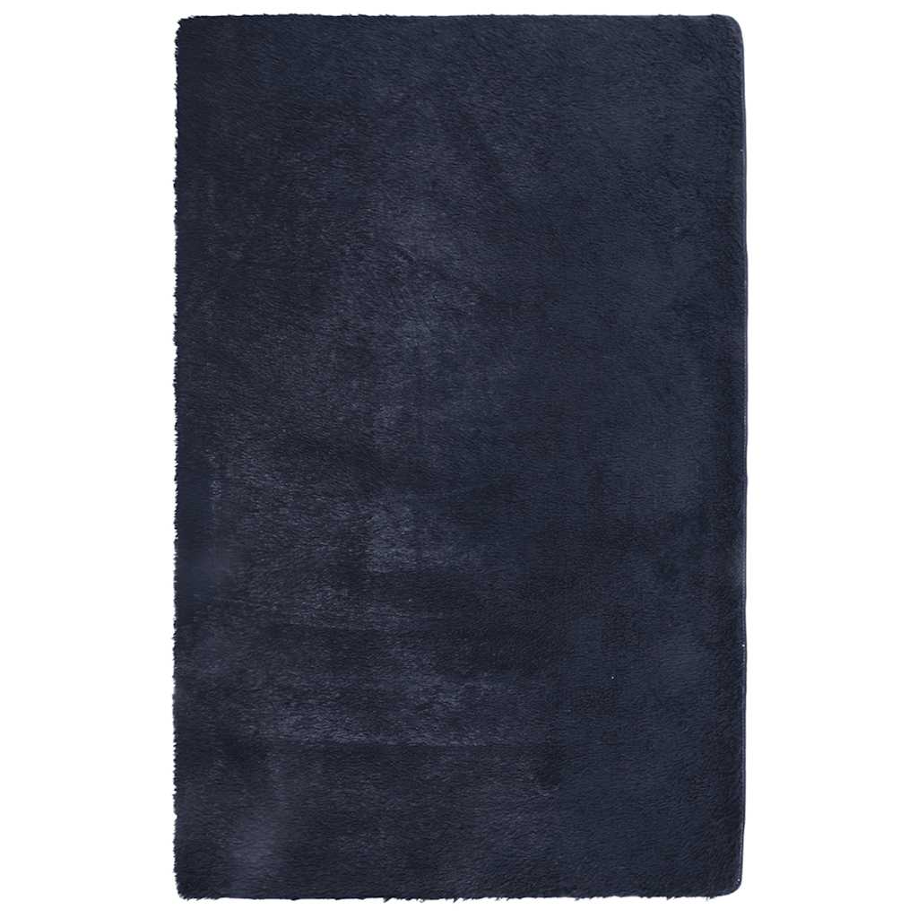 Flossteppe med lang luv NAVARRA marine 130x200 cm polyester vidaXL
