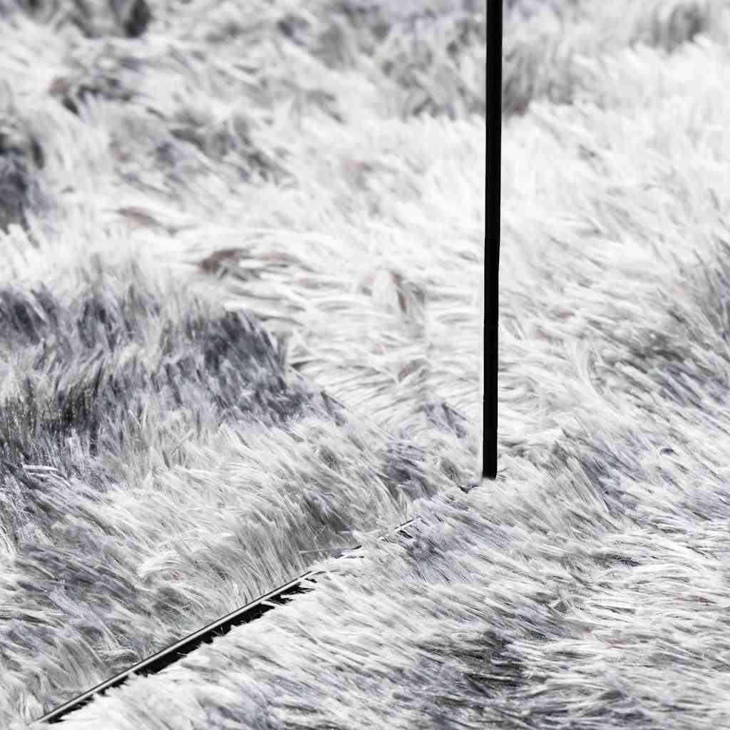 Flossteppe med lang luv NAVARRA lysegrå 160x230 cm polyester