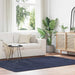 Flossteppe med lang luv NAVARRA marine 160x230 cm polyester