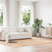 Flossteppe med lang luv NAVARRA beige 200x290 cm polyester vidaXL