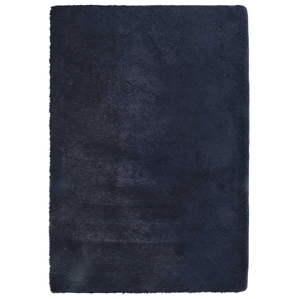 Flossteppe med lang luv NAVARRA marine 200x290 cm polyester