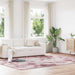 Flossteppe med lang luv NAVARRA støvet rosa 240x340cm polyester
