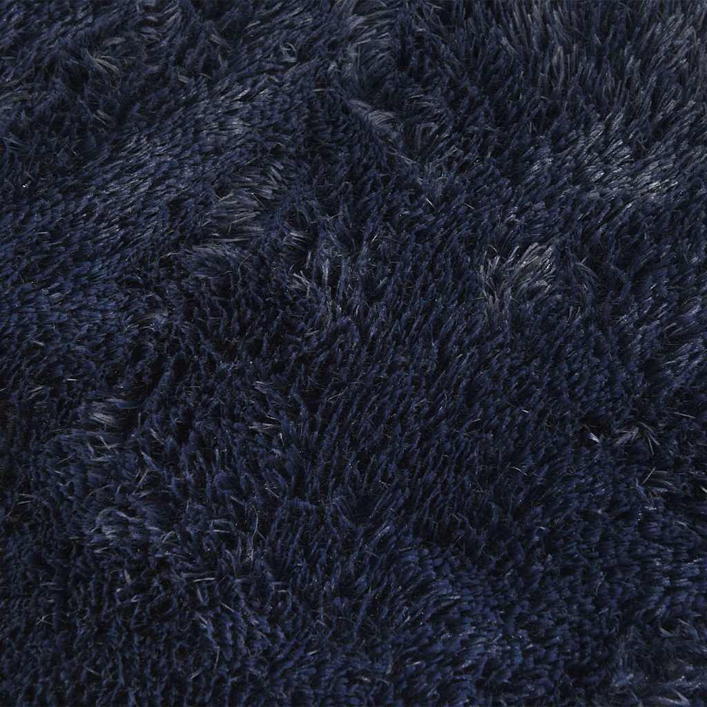 Flossteppe med lang luv NAVARRA marine 240x340 cm polyester