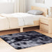 Flossteppe med lang luv NAVARRA mørkegrå 120x120 cm polyester