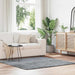 Flossteppe med lang luv NAVARRA lysegrå 160x160 cm polyester