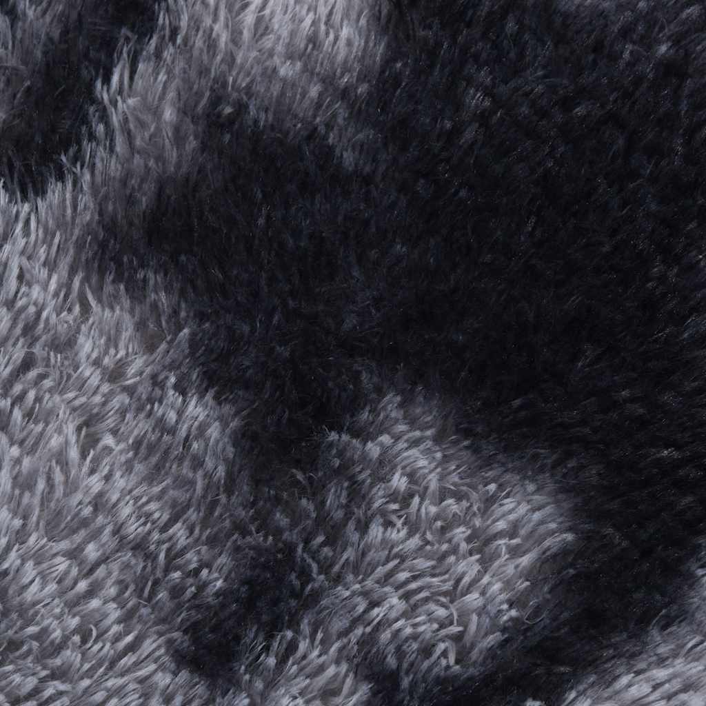 Flossteppe med lang luv NAVARRA mørkegrå 200x200 cm polyester vidaXL