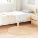 Flossteppe med lang luv NAVARRA beige 100x100 cm polyester