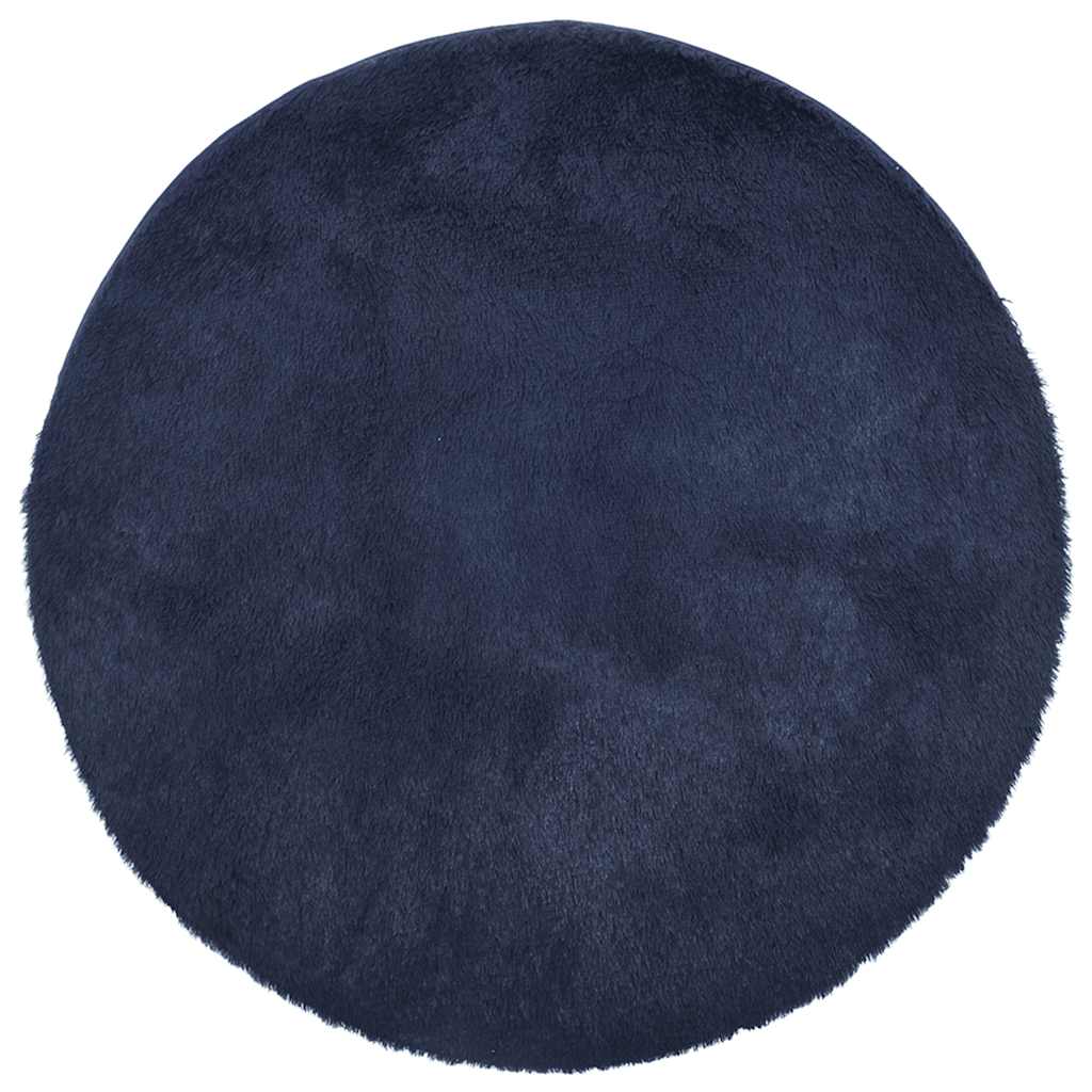 Flossteppe med lang luv NAVARRA marine 160x160 cm polyester vidaXL