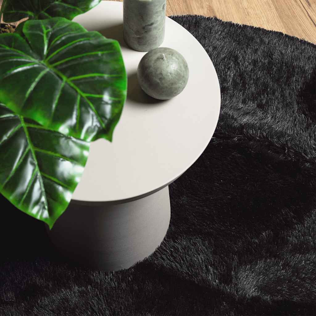 Flossteppe med lang luv NAVARRA svart 300x200 cm polyester vidaXL