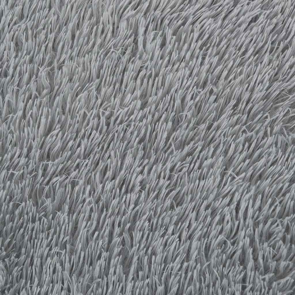 Flossteppe med lang luv NAVARRA lysegrå 300x200 cm polyester vidaXL