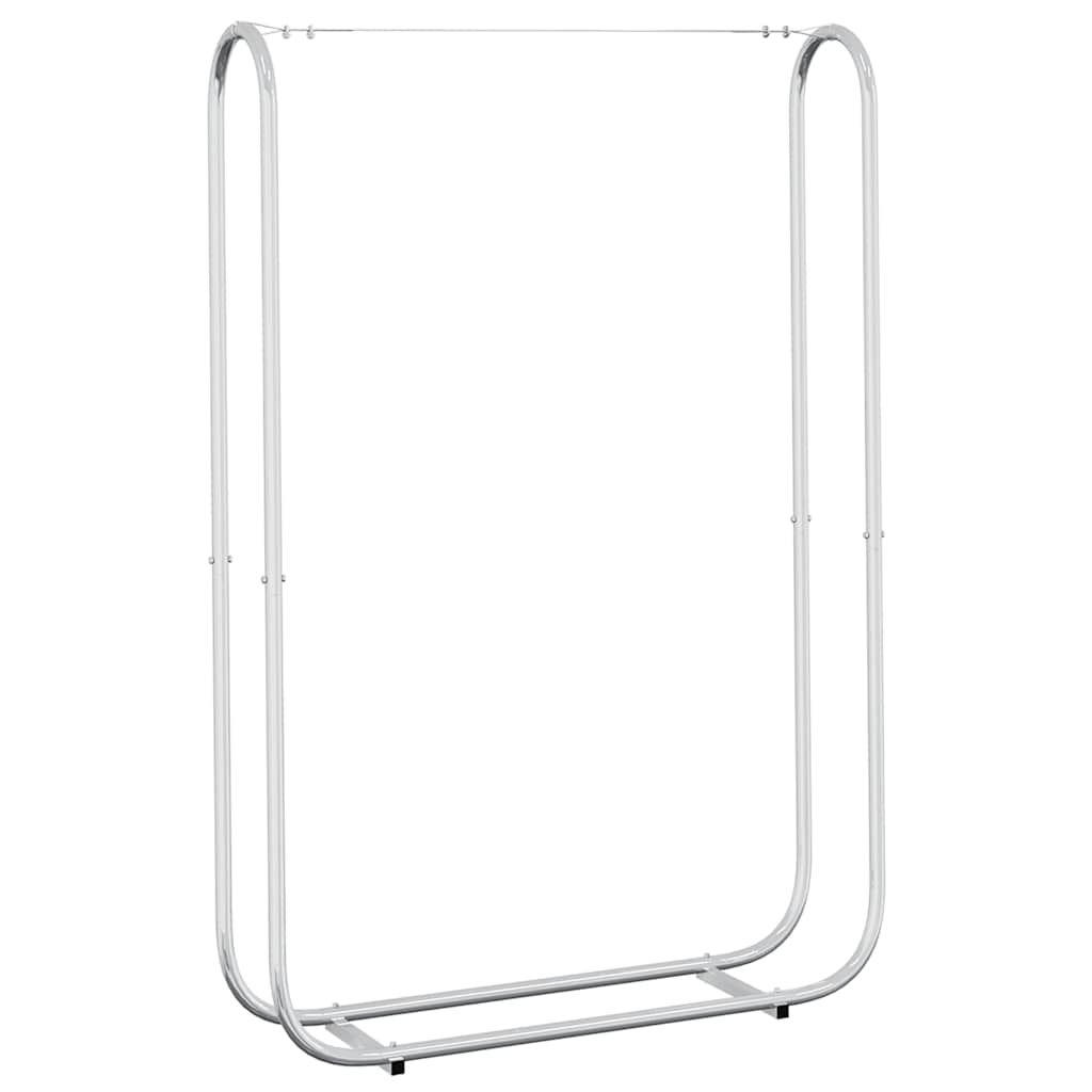 Vedstativ 100x25x150 cm Galvanisert stål