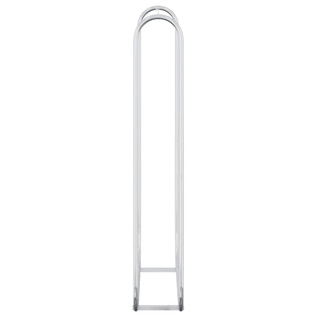 Vedstativ 100x25x150 cm Galvanisert stål