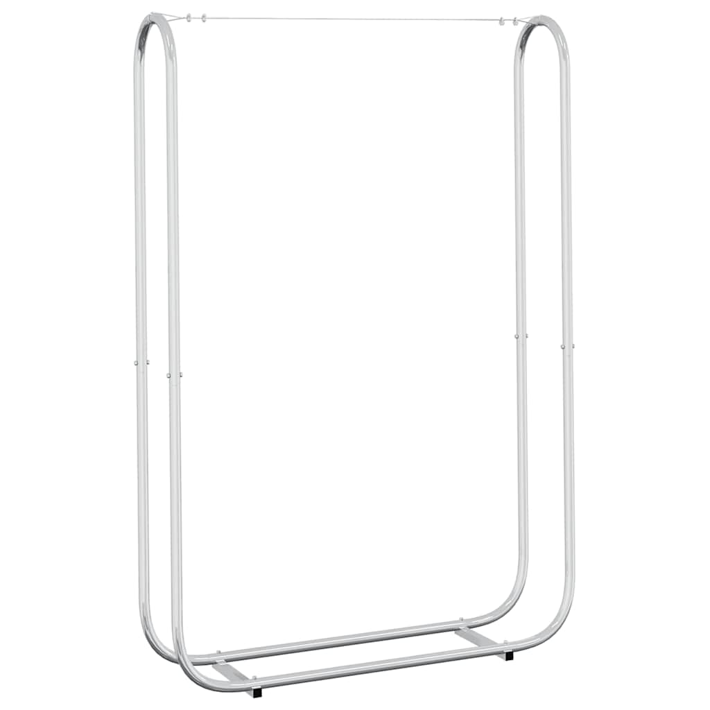 Vedstativ 100x25x150 cm Galvanisert stål