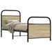 Sengeramme uten madrass sonoma eik 75x190 cm konstruert tre