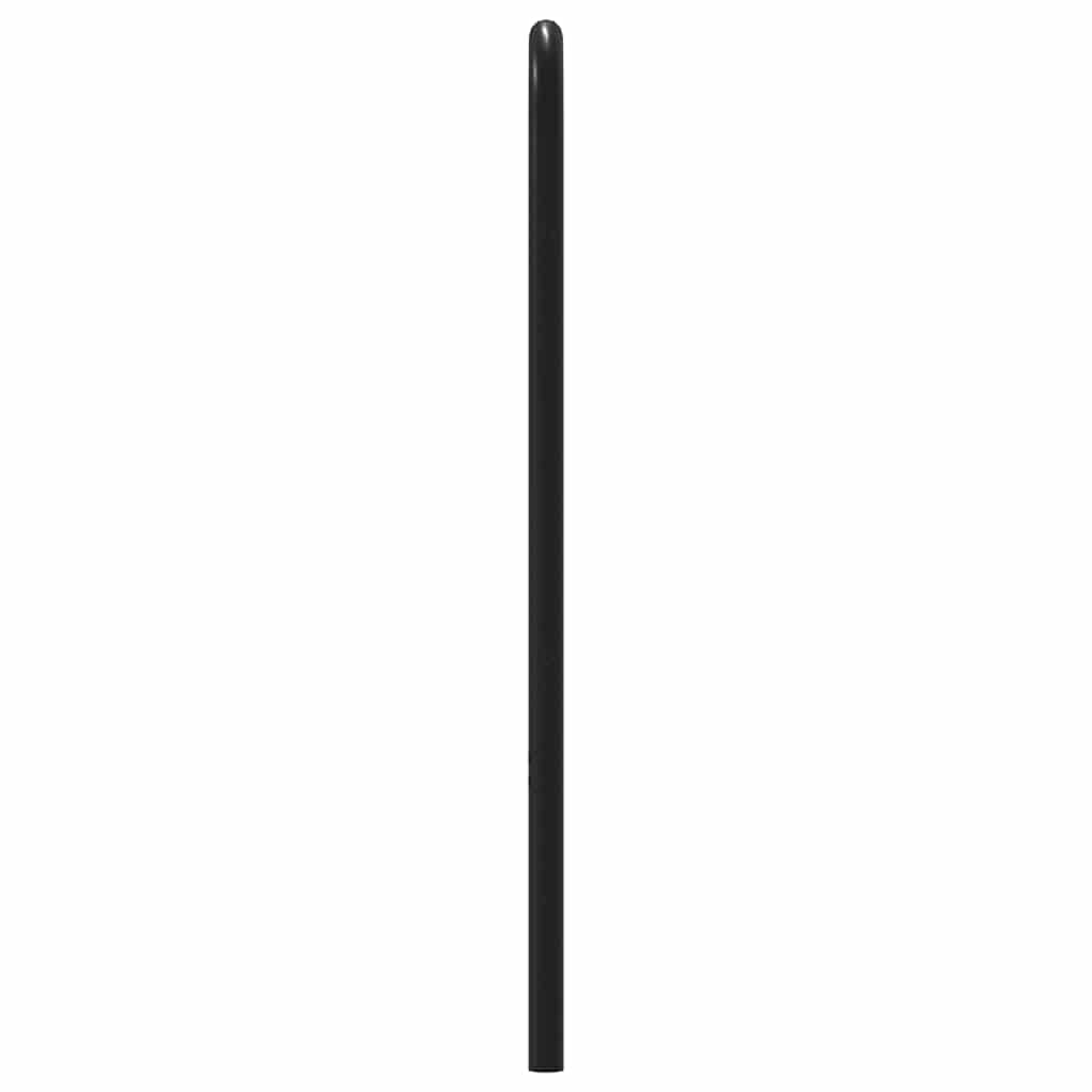 Utskiftbar sengegavl sonoma eik 120 cm stål og konstruert tre