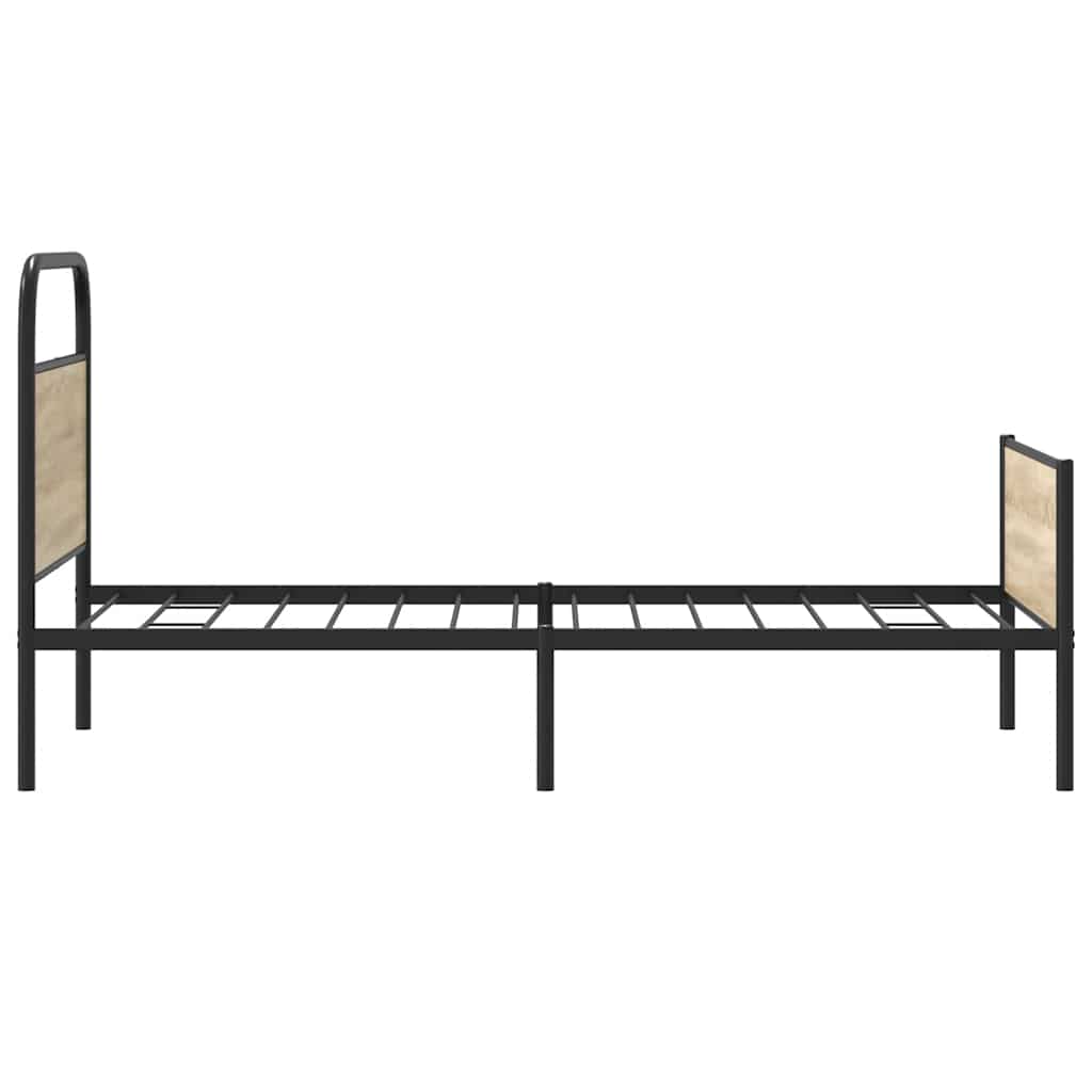 Sengeramme uten madrass sonoma eik 90x190 cm konstruert tre