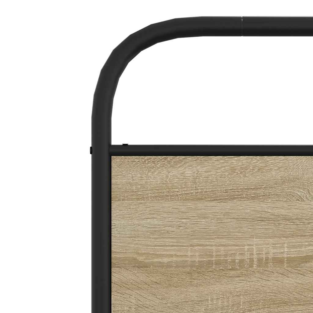 Sengeramme uten madrass sonoma eik 90x190 cm konstruert tre