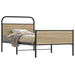 Sengeramme uten madrass sonoma eik 90x190 cm konstruert tre