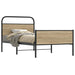 Sengeramme uten madrass sonoma eik 100x200 cm konstruert tre