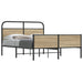 Sengeramme uten madrass sonoma eik 140x190 cm konstruert tre
