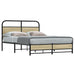 Sengeramme uten madrass sonoma eik 135x190 cm konstruert tre