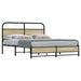 Sengeramme uten madrass sonoma eik 150x200 cm konstruert tre