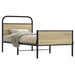 Sengeramme uten madrass sonoma eik 75x190 cm konstruert tre