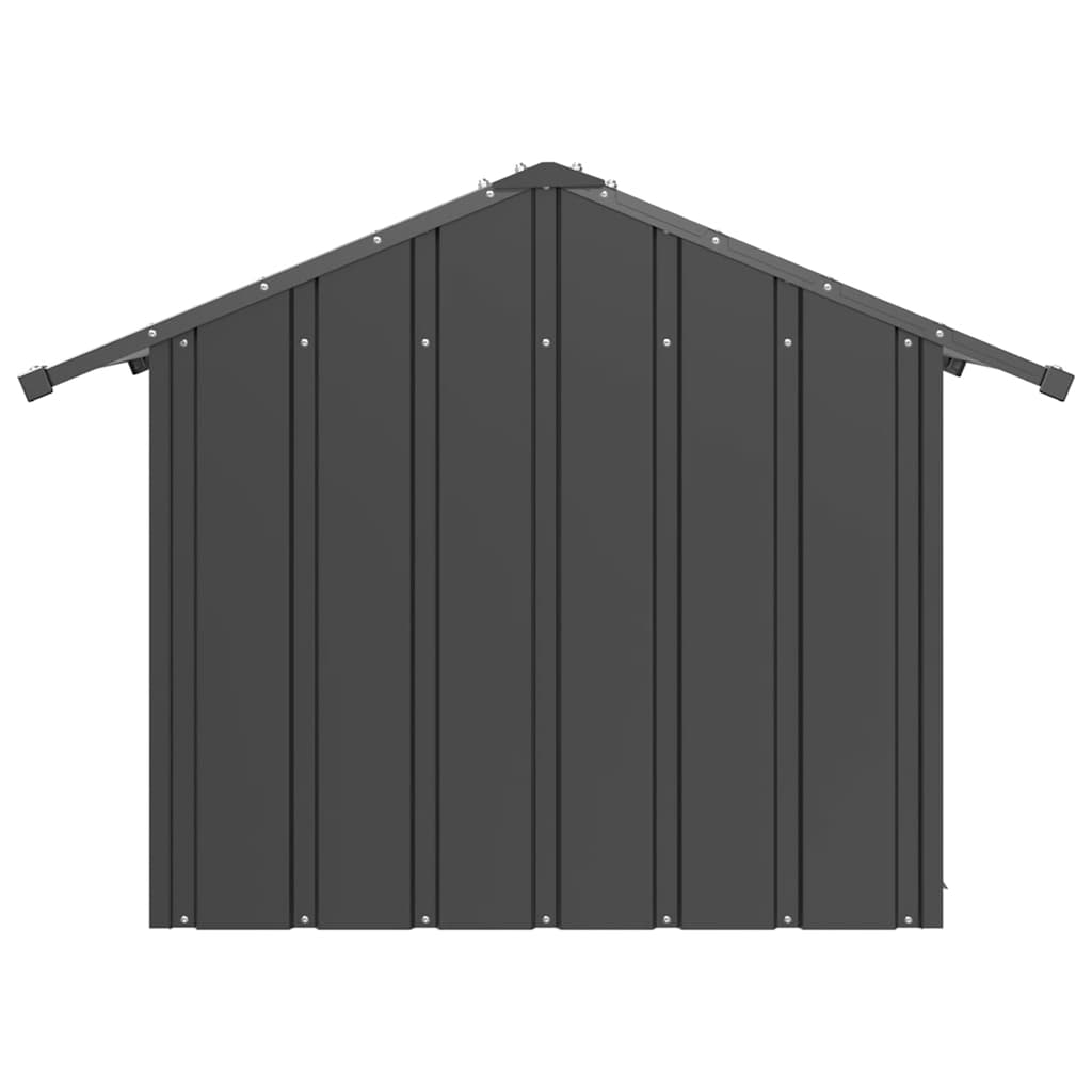 Hundehus med tak 85x107x81 cm galvanisert stål