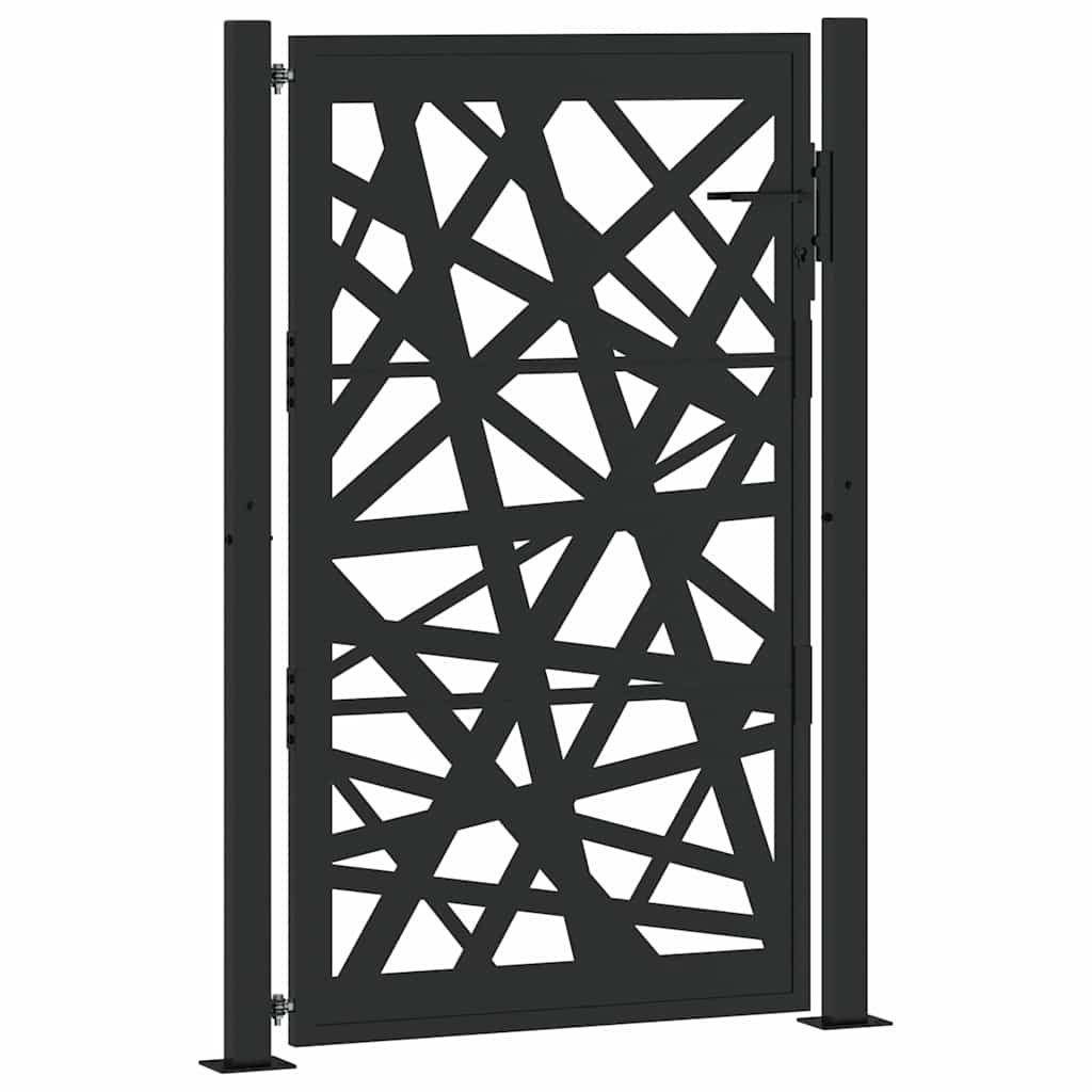 Hageport svart 100x150 cm stållampedesign