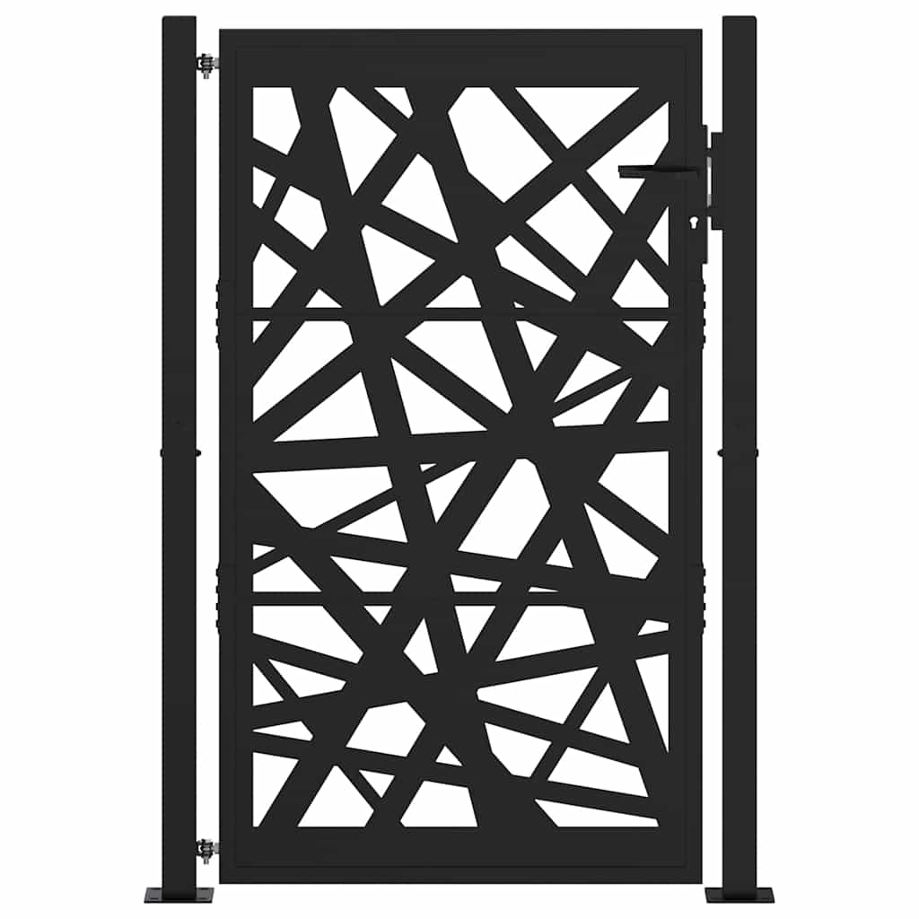 Hageport svart 100x150 cm stållampedesign