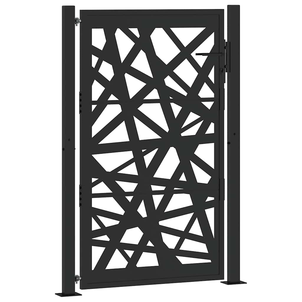 Hageport svart 100x150 cm stållampedesign