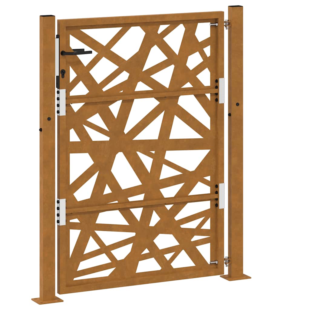 Hageport 100x125 cm værbestandig stållampedesign