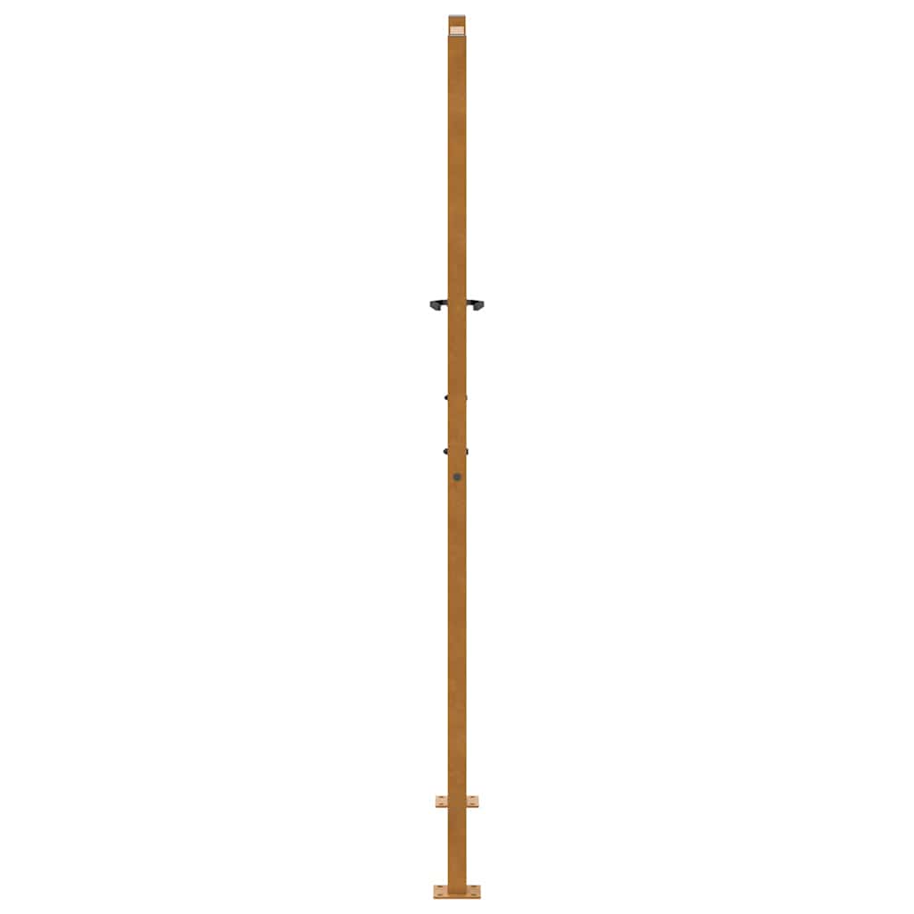 Hageport 100x175 cm værbestandig stållampedesign