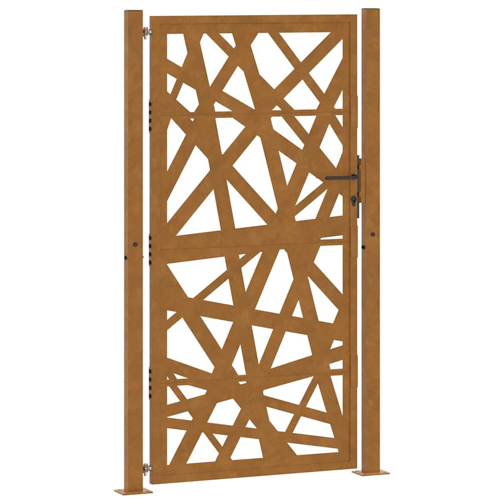 Hageport 100x200 cm værbestandig stållampedesign vidaXL