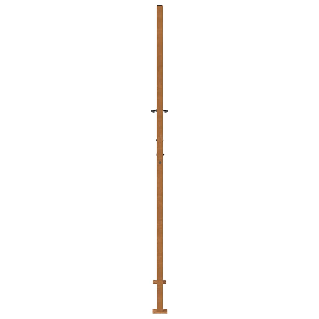 Hageport 100x200 cm værbestandig stållampedesign vidaXL