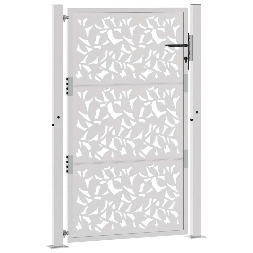 Hageport 100x150 cm værbestandig stålbladdesign