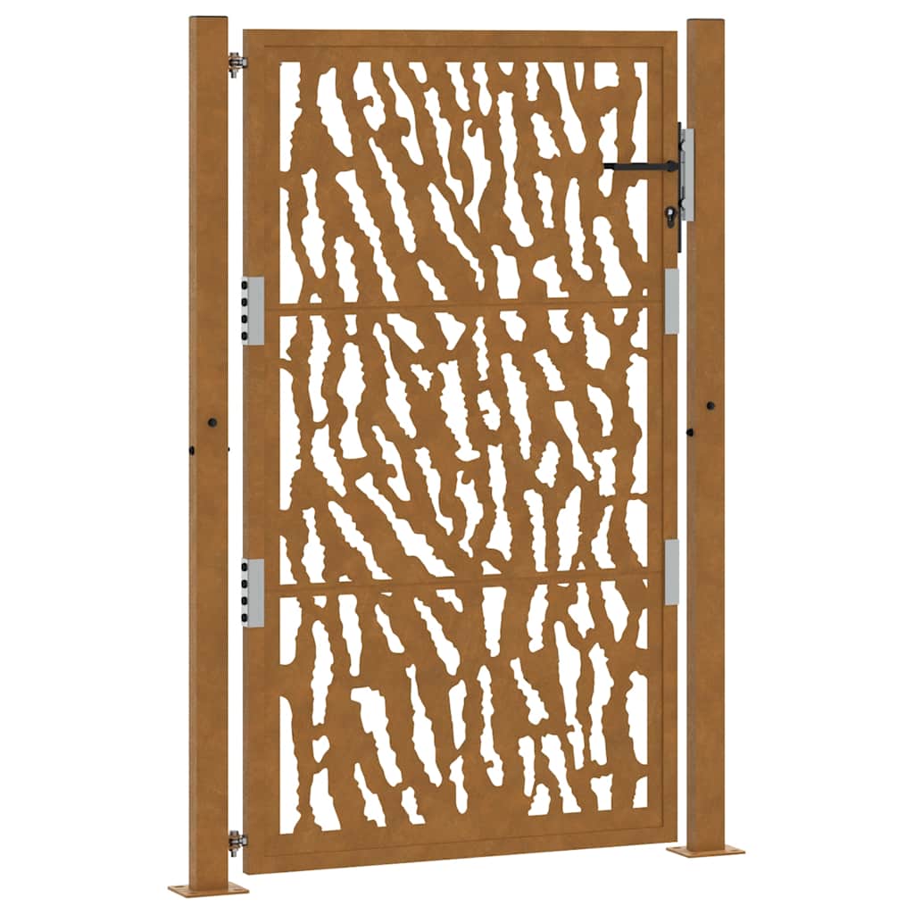 Hageport 100x150 cm værbestandig stålspordesign