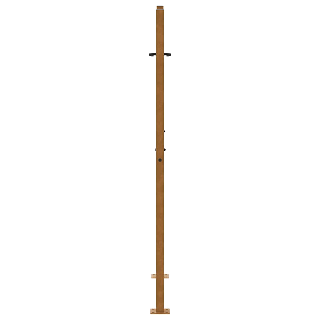 Hageport 100x150 cm værbestandig stålspordesign